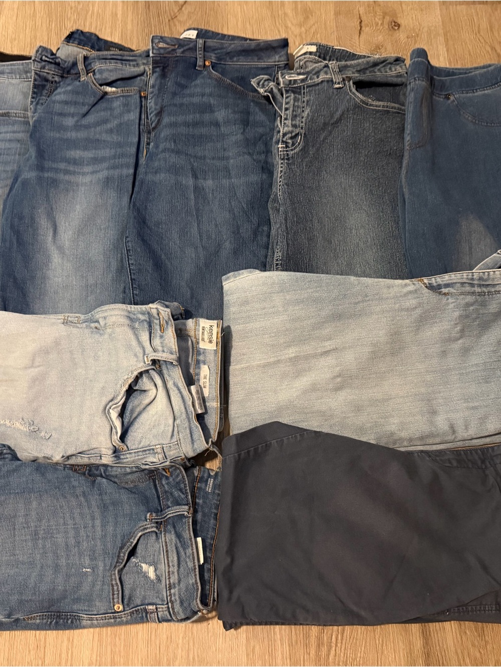 Woman’s Bundle Deal -  Blue Denim Jeans - Different Washes - Size 10